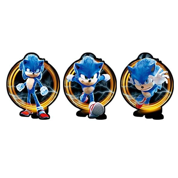 Sonic 3D Transition Stickers